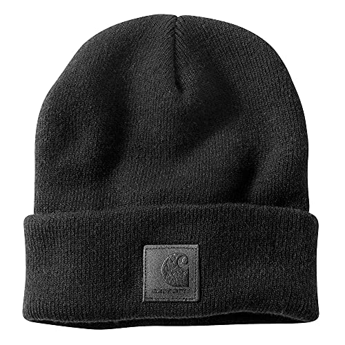 Carhartt Men's Tonal Patch Beanie in black