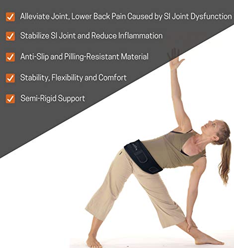 Vriksasana Posture Sacroiliac Hip Belt dual straps