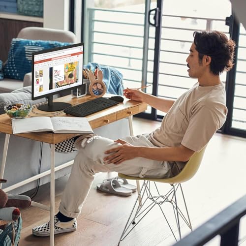 HP 2025 All-in-One black finish detail