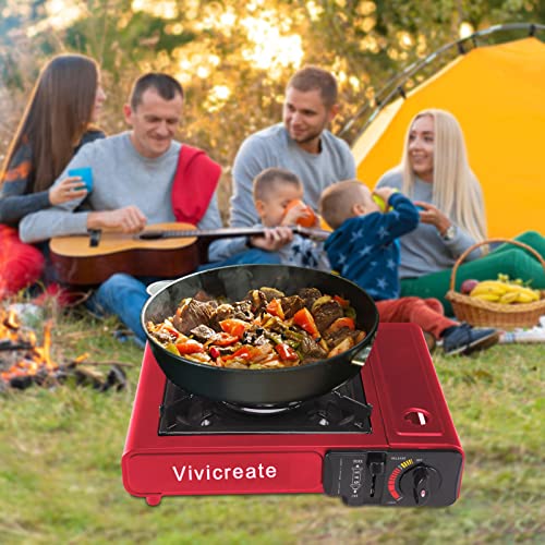 Vivicreate camping stove compact side profile