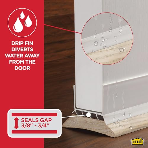 Side profile of M-D Building slide-on door sweep