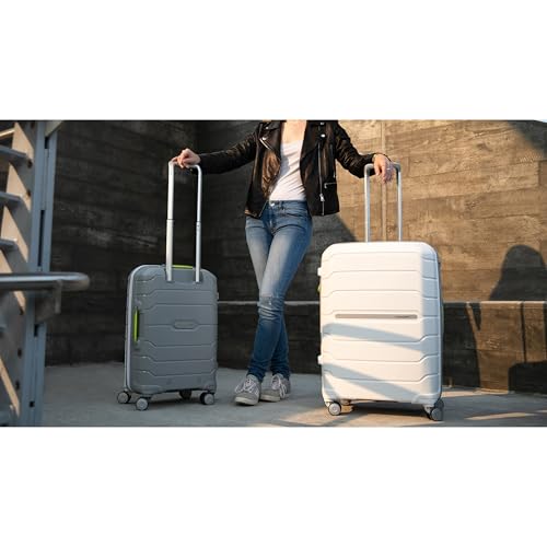 Samsonite Freeform spinner wheels side profile