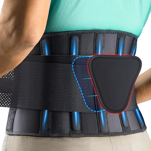 FEATOL Back Brace for Lower Back Pain 3XL front view