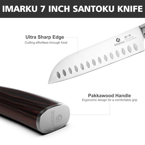 Ergonomic red brown pakkawood handle