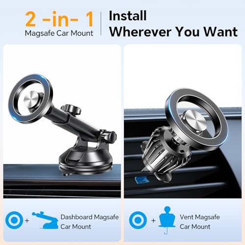 Coolpow XP05 mount attached to car windshield