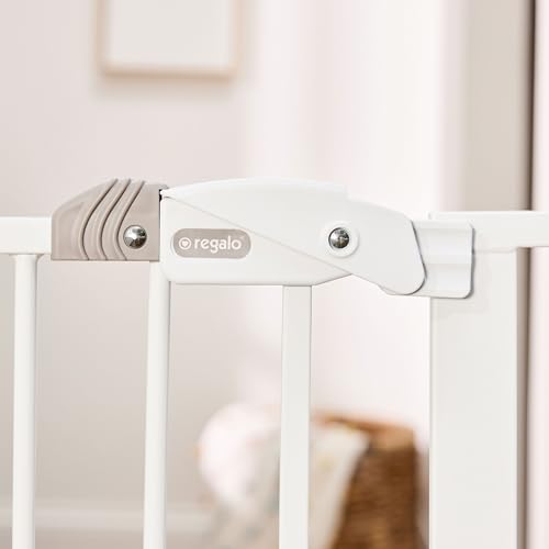 Safety gate hardware and wall cup accessories