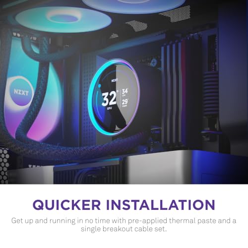 Full perspective of the NZXT Kraken Elite cooler