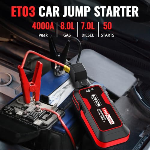 S ZEVZO ET03 jump starter side profile