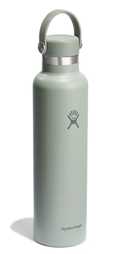 Agave Green insulated water bottle with cap