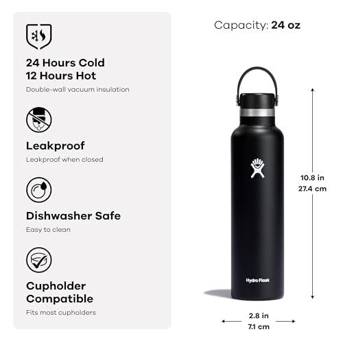 Hydro Flask bottle with matching color lid