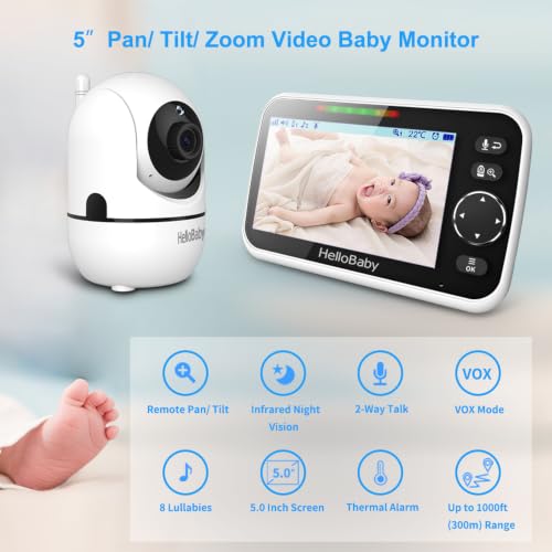 HelloBaby HB6550 camera unit side profile