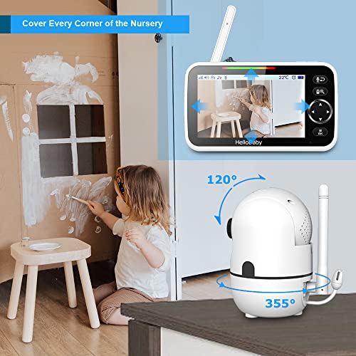 HelloBaby HB6550 monitor tabletop setup