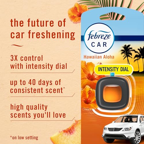 Febreze Hawaiian Aloha vent clip front view