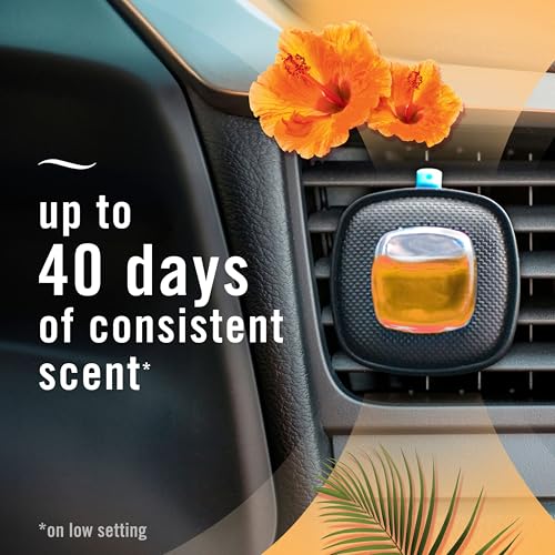 Febreze car air freshener installed in vehicle vent