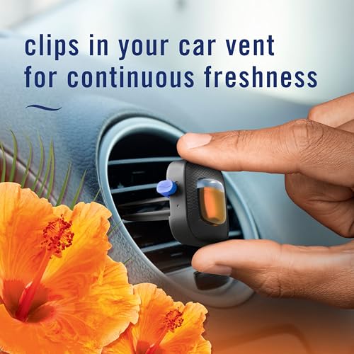 Four pack of Febreze automotive air freshener clips