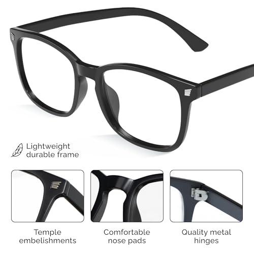 livho computer glasses worn on model