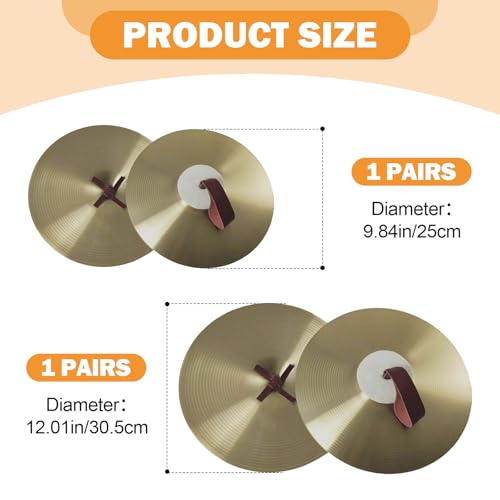 Deevoka hand cymbals for professional drummers