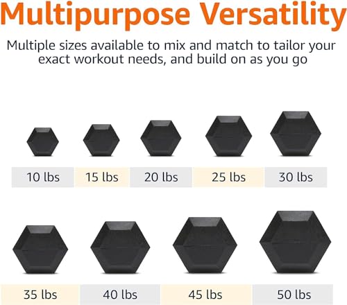 Black 15lb dumbbell for strength training
