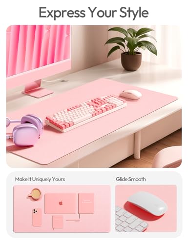 Light Pink PU leather texture detail