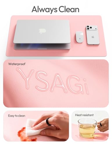 Side profile of YSAGi leather writing pad