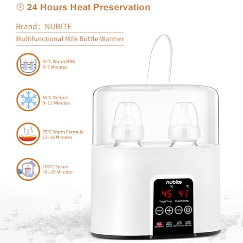 nubite warmer for two baby bottles