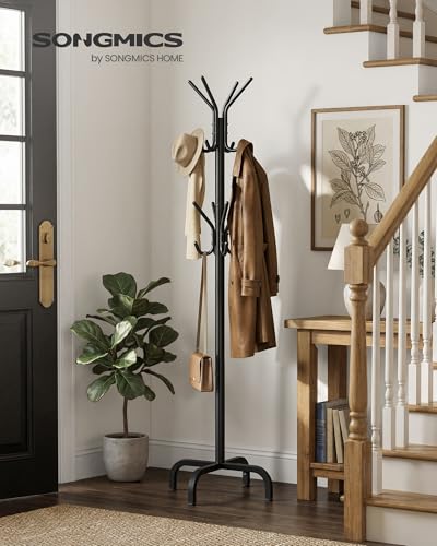 Sturdy 4-leg base of SONGMICS coat stand