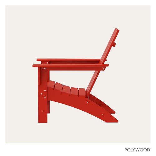 Polywood chair armrest and ergonomic design