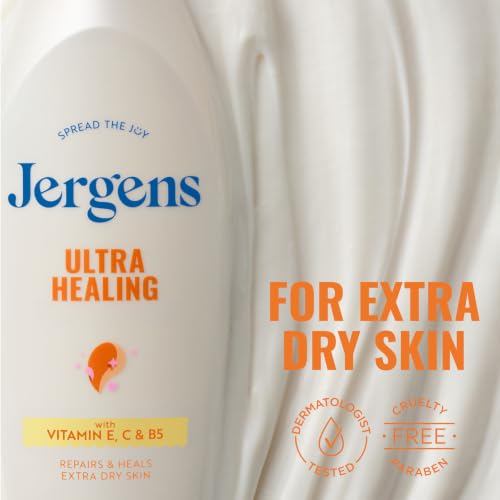 Jergens Ultra Healing moisturizer texture sample