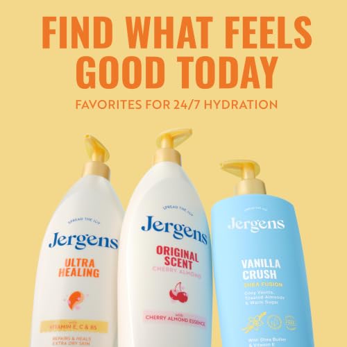 Jergens Ultra Healing lotion packaging dimensions