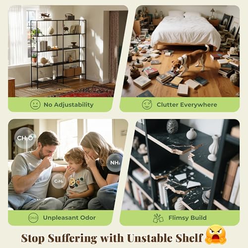 X-shaped metal support on Huuger bookcase
