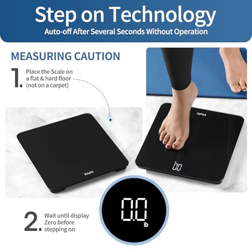Digital weight reading on Vitafit scale
