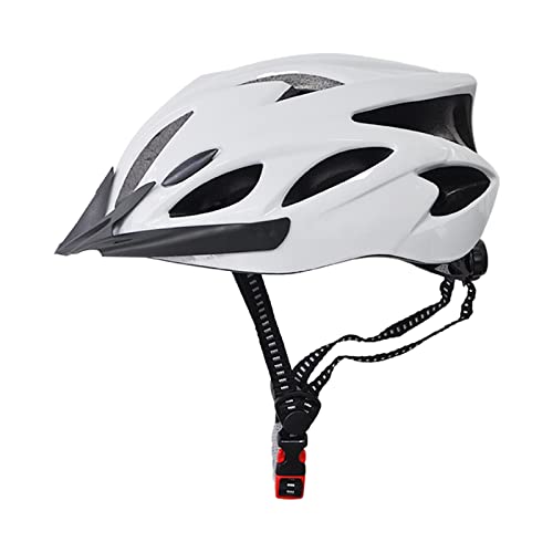 UPANBIKE Adult Bike Helmet white side view