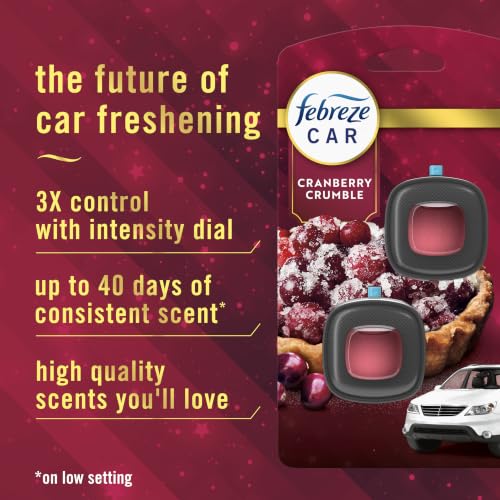 Febreze Cranberry Crumble vent clip front view