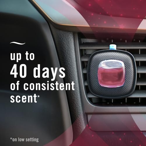 Febreze air freshener installed on car vent
