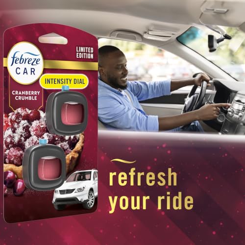 Four pack of Febreze automotive air fresheners