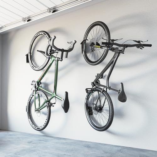 Side view of monTEK bike rack with swivel function