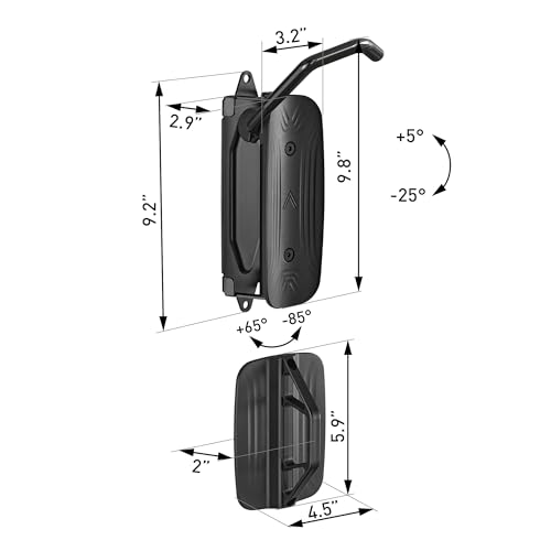 Two pack monTEK swivel bike storage set