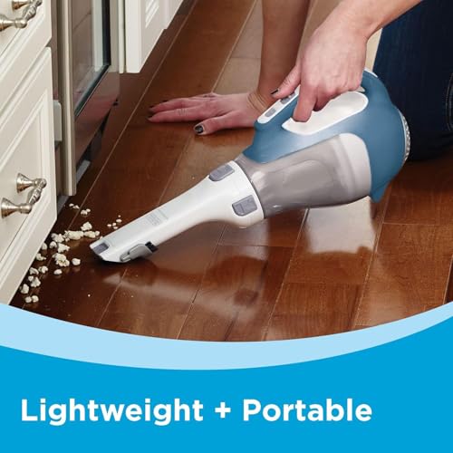 Side profile of compact handheld vacuum
