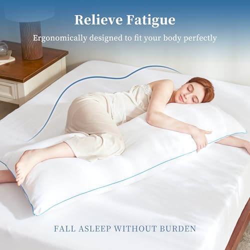Side profile of YZ HOME memory foam pillow