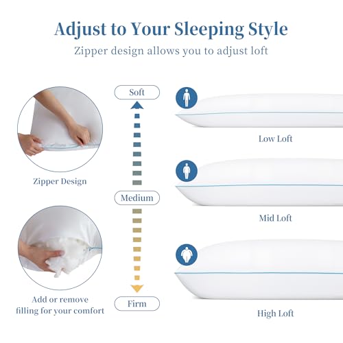 Adjustable filling inside YZ HOME pillow