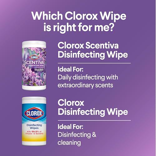 Clorox Scentiva lavender themed canister