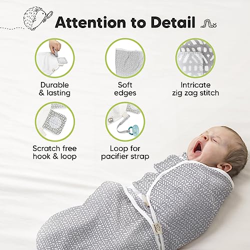 Folded Nordic swaddles in packaging
