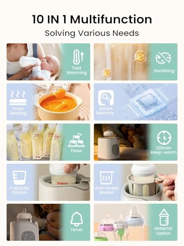 Bottle warmer warming formula in bottle