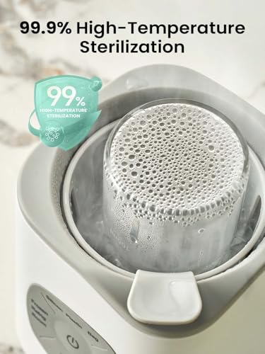 Grownsy warmer undergoing sanitation cycle