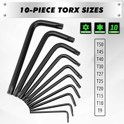 SAE and Metric hex key assortment