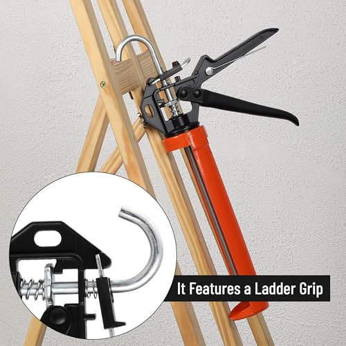 Puncture tool feature on Bates caulking gun
