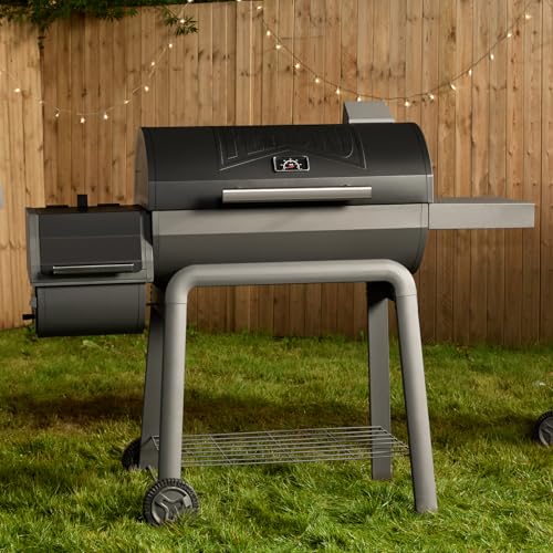 Heavy-duty wheels on Feasto patio charcoal grill