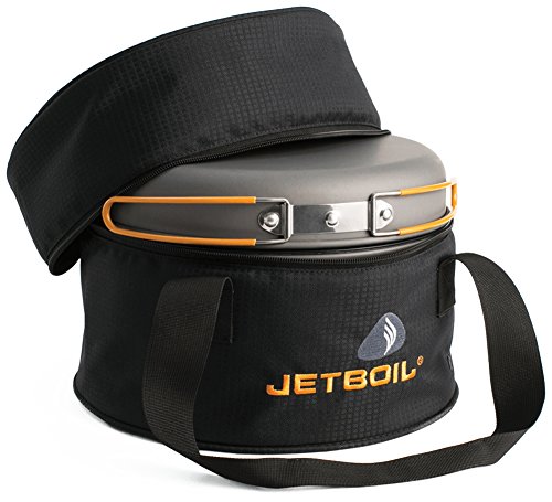 Jetboil Genesis packed inside carry bag