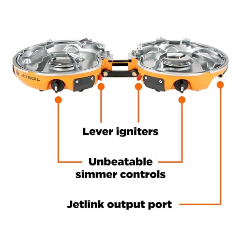 Jetboil Genesis ceramic fry pan detail