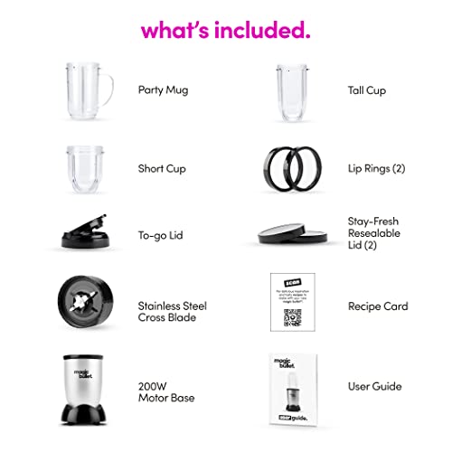 Magic Bullet blender set assembled